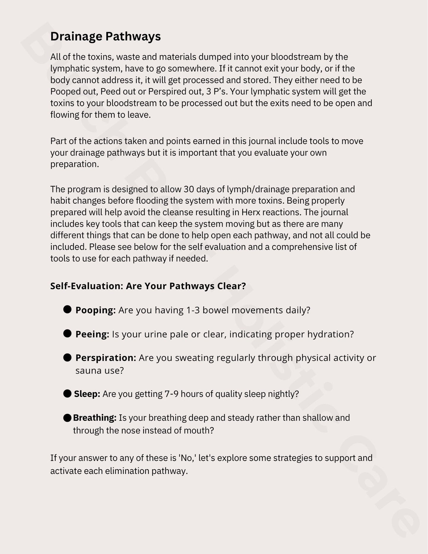 60 Day Detox Journal - Hard Copy