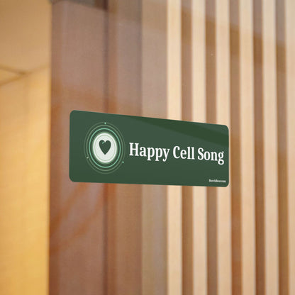 Happy Cell Song Green Logo Sticker