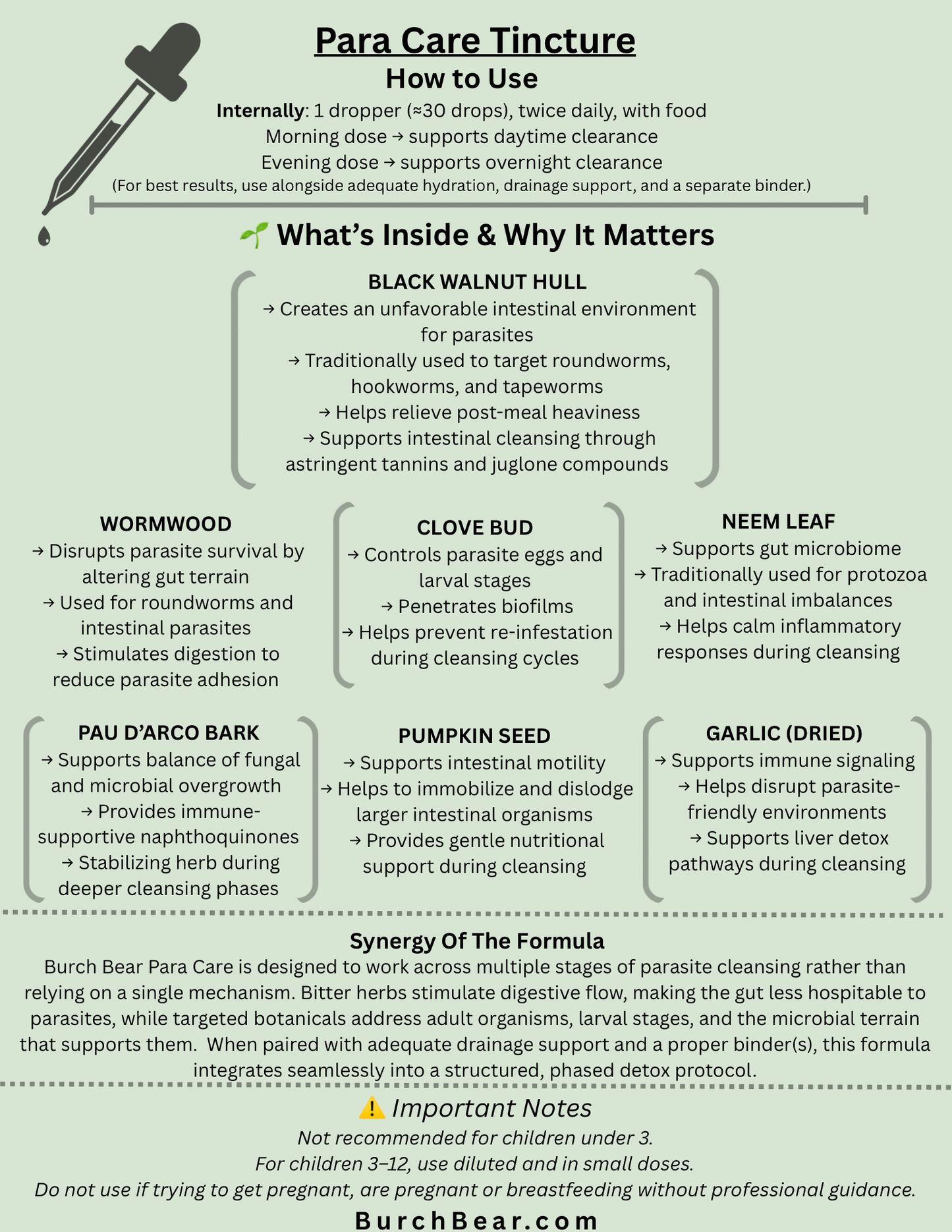 Burch Bear Para Care - (2oz)