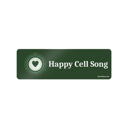 Happy Cell Song Green Logo Sticker