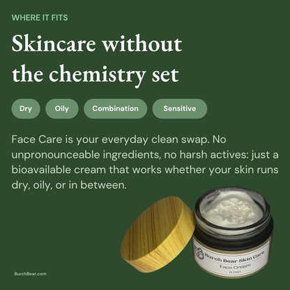 Burch Bear Face Cream - (1.7oz)