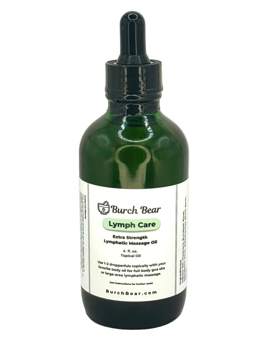 Burch Bear Lymph Care Massage Oil – (4oz)
