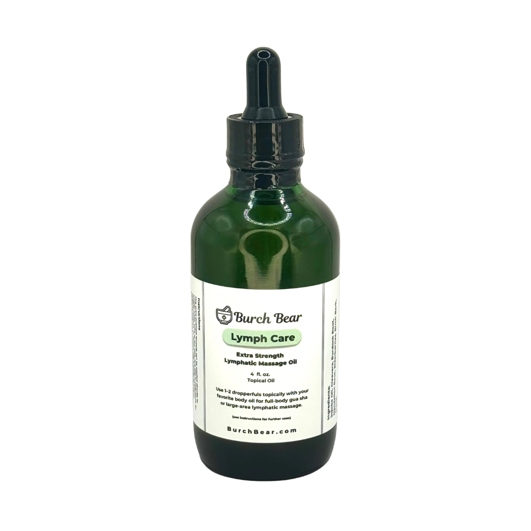 Burch Bear Lymph Care Massage Oil – (4oz)