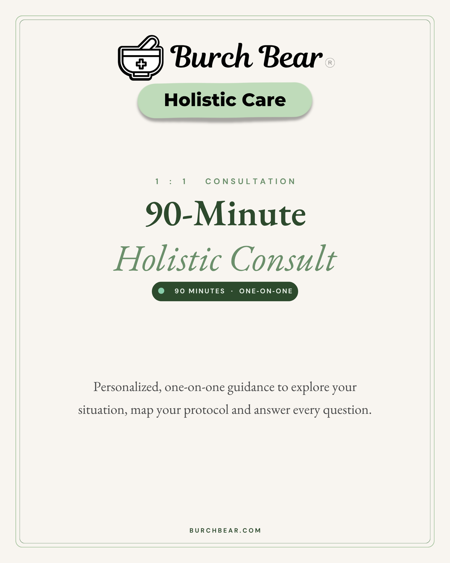 90 Min - 1-1 Initial Consult
